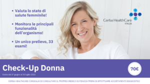 Check-up Donna - Prelievi Strambino - Centro Medico Artemisia